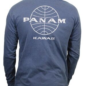 Men’s Panam Hawaii L/S Denim Colour Tee